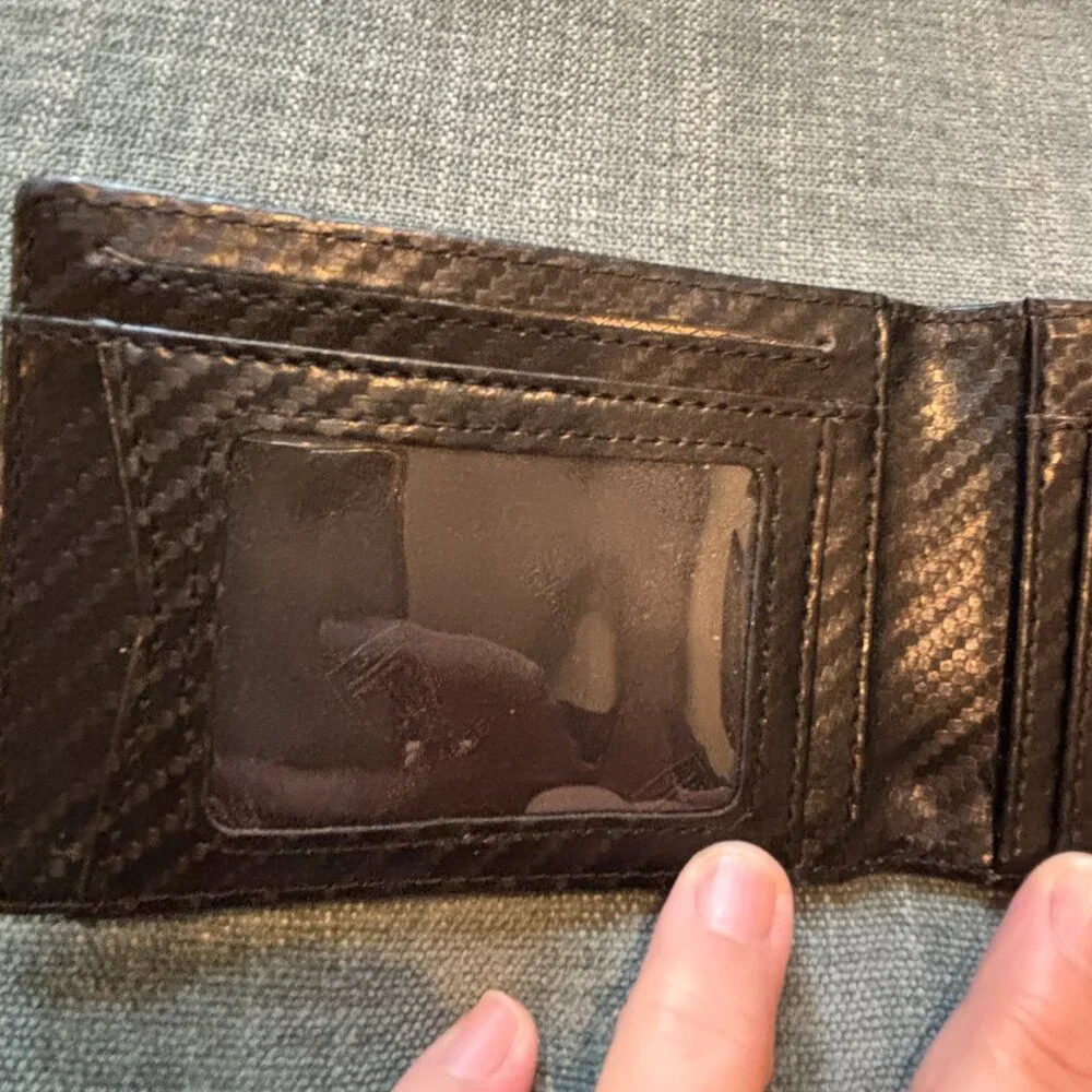 Travando Mens Slim Black Wallet with Money Clip Bifold